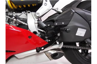 Kit pedane regolabili Vcr38Gt Nero Gilles Tooling Ducati 1299 Panigale H9 2015 - 2017