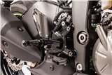 Kit pedane regolabili Vcr38Gt Nero Gilles Tooling Kawasaki Zx-6R 636 Zx636E 2013 - 2018