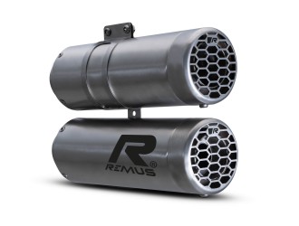 Terminal exhaust system 74583 156521 Remus Double Mesh...