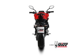 Sistema di scarico Terminale V.004.SC5B Mivv X-M5 INOX NERO MV Augusta Brutale 800 RR 2017-2024