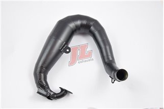 Scarico Terminale JL Smallframe Curlyo Nero Vespa Pk