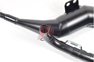 Schalldämpfer Auspuff Jl Exhausts Rz Mk1 Rechts Original Schwarz Vespa Px125