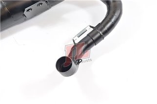 Silencer Jl Exhausts Rz Evo 2000 Lh Original Black Vespa P200