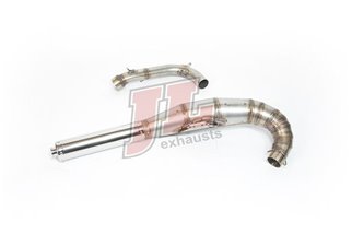 Échappement Silencieux Jl Exhausts Roue De Secours Inox Gauche Vespa Px125