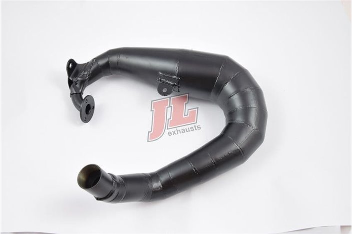 Silencer Jl Exhausts Smallframe Curly Black Vespa Pk