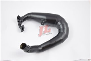 Silencer Jl Exhausts Smallframe Curly Black Vespa Et3