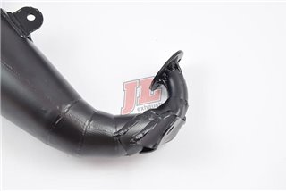 Silencer Jl Exhausts Smallframe Curly Black Vespa Et3