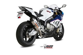 Full System 4 In 2 In 1 Exhaust Mivv Impianto Completo Stainless Steel Bmw S 1000 Rr 2015 - 2016