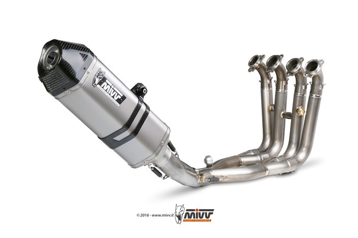 Full System 4 In 2 In 1 Exhaust Mivv Impianto Completo Stainless Steel Bmw S 1000 Rr 2010 - 2014