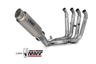 Full System 4 In 2 In 1 Exhaust Mivv Impianto Completo Stainless Steel Bmw S 1000 Rr 2017 - 2018