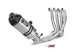 Full System 4 In 2 In 1 Exhaust Mivv Impianto Completo Stainless Steel Kawasaki Zx-10 R 2011 - 2015