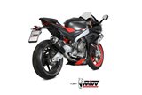 Vollsystem 4 in 2 in 1 Escape Mivv Impianto Completo Carbon Aprilia Rs 660 2020 - 2022