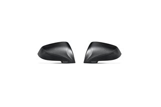 Matt carbon Mirror caps Akrapovic BMW 1 M 140 I 01-16 - 12-19