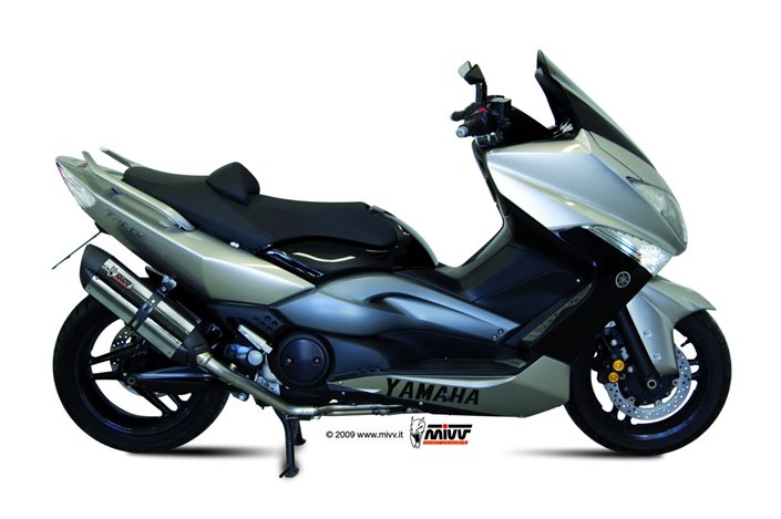 Système Complet 1 En 1 Echappement Mivv Suono Inox Yamaha T-Max 500 2008 - 2011