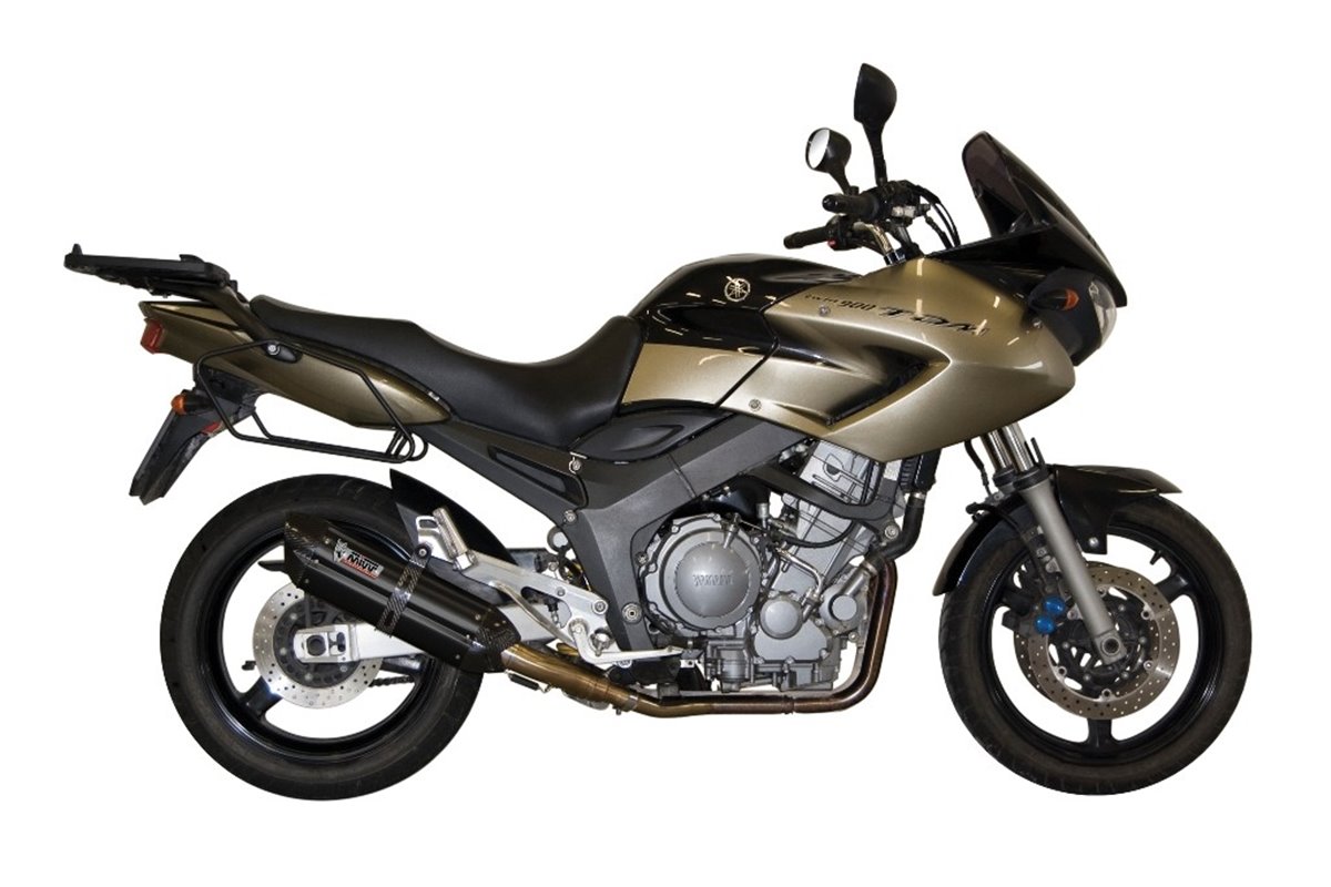 Schalldämpfers Escape Mivv Suono Schwarz Schwarz Edelstahl Yamaha TDM 900 2002 - 2014