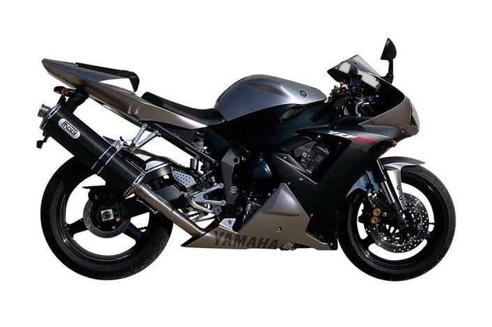 Schalldämpfer Escape Mivv Oval Carbon Yamaha Yzf 1000 R1 2002 - 2003