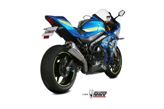 Komplettsystem 4 in 2 in 1 Escape Mivv Impianto Completo Edelstahl Suzuki Gsx-R 1000 2017 - 2020