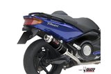 Système Complet 1 En 1 Echappement Mivv Gp Noir Noir Inox Yamaha T-Max 500 2001 - 2007