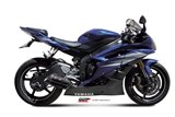 Schalldämpfer Escape Mivv Suono Schwarz Schwarz Edelstahl Yamaha Yzf 600 R6 2006 - 2016