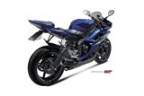 Schalldämpfer Escape Mivv Suono Schwarz Schwarz Edelstahl Yamaha Yzf 600 R6 2006 - 2016