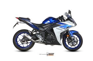 Système Complet 1 En 1 Echappement Mivv Impianto Completo Inox Yamaha Yzf R25 2015 - 2022