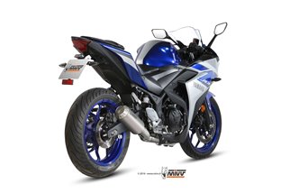 Système Complet 1 En 1 Echappement Mivv Impianto Completo Inox Yamaha Yzf R25 2015 - 2022