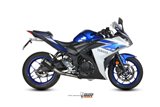 Full System 1 In 1 Exhaust Mivv Impianto Completo Carbon Yamaha Yzf R25 2015 - 2022