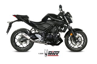 Full System 1 In 1 Exhaust Mivv Impianto Completo Stainless Steel Yamaha Mt-03 2016 - 2022