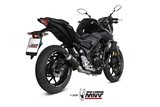 Système Complet 1 En 1 Echappement Mivv Impianto Completo Inox Noir Yamaha MT-03 2016 - 2022