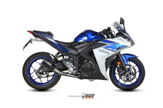 Système Complet 1 En 1 Echappement Mivv Impianto Completo Carbone Yamaha Yzf R3 2015 - 2022