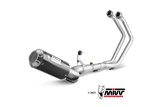 Full System 1 In 1 Exhaust Mivv Impianto Completo Carbon Yamaha Yzf R3 2015 - 2022