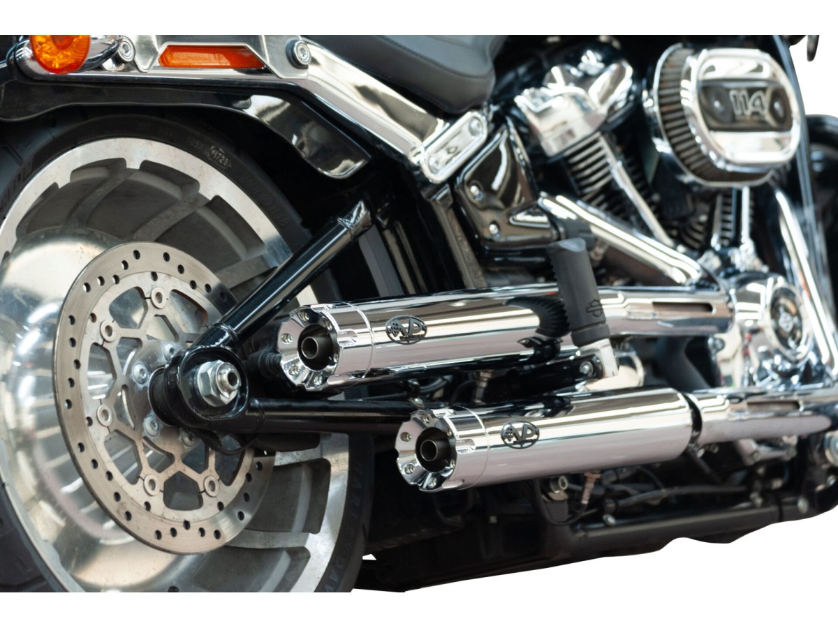 Exhaust Pair Silencers VPerformance Chrome AHAR0300058 Harley-Davidson Breakout - Fat Boy 2021-2024