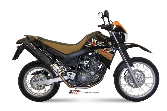 Schalldämpfers Escape Mivv Suono Schwarz Schwarz Edelstahl Yamaha Xt 660 XR 2004 - 2016