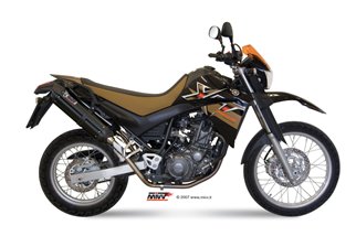 Silencieux Echappement Mivv Suono Noir Noir Inox Yamaha Xt 660 Xr 2004 - 2016