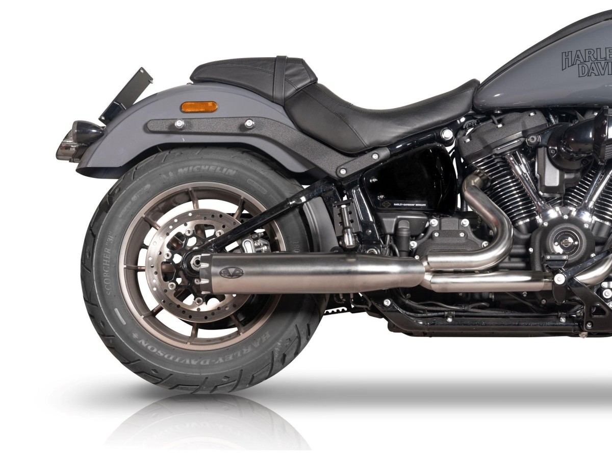 Scarico coppia silenziatori VPerformance Satinato AHAR0340054 Harley-Davidson Low Rider St 2021-2024