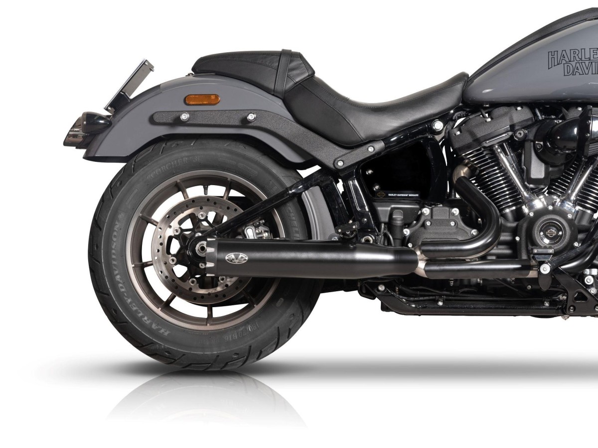 Auspuffpaar VPerformance Schalldämpfer Mattschwarz AHAR0340031 Harley-Davidson Low Rider St 2021-2024