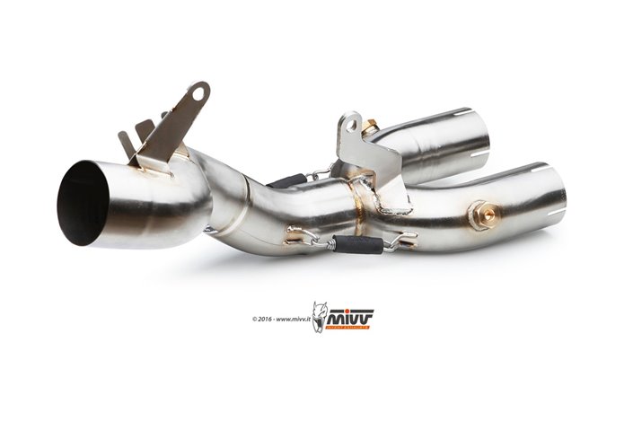 Decatalyst Exhaust Mivv Stainless Steel Yamaha Mt-10 2016 - 2022