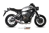 Scarico Completo 1X1 Mivv Oval Titanio Con Coppa Carbonio Yamaha Xsr 700 2016 - 2022