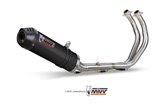 Full System 1 In 1 Exhaust Mivv Oval Carbon With Carbon Cup Yamaha Xsr 700 2016 - 2022