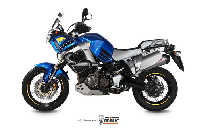 Schalldämpfer Escape Mivv Oval Titanium mit Carbon Cup Yamaha Xt 1200 Z Supertenere 2010 - 2020