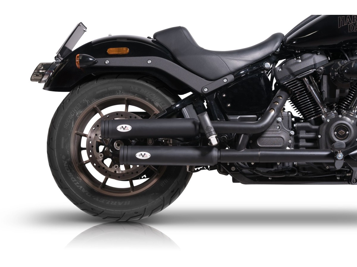 Exhaust Pair Silencers VPerformance Dark AHAR0270041 Harley-Davidson Low Rider St 2021-2024