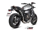 Scarico Completo 1X1 Mivv Ghibli S Black Inox Verniciato Nero Yamaha Xsr 700 2016 - 2022