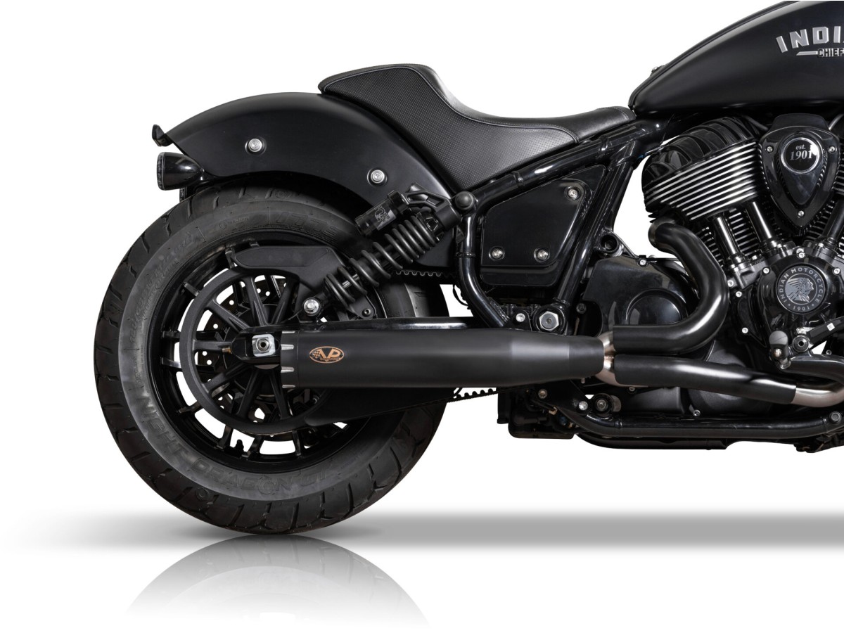 VPerformance 2 en 1 Dark pot d'échappement complet AIND0100031 Indian Chief 2021-2024