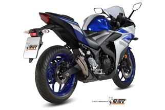 Silencieux Echappement Mivv Double Gun Titane Yamaha Yzf R25 2015 - 2022