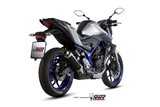 Schalldämpfer Escape Mivv Gp Schwarz Schwarz Edelstahl Yamaha Mt-03 2016 - 2022