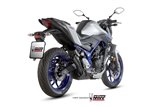 Silencieux Echappement Mivv Double Gun Noir Noir Inox Yamaha Mt-03 2016 - 2022