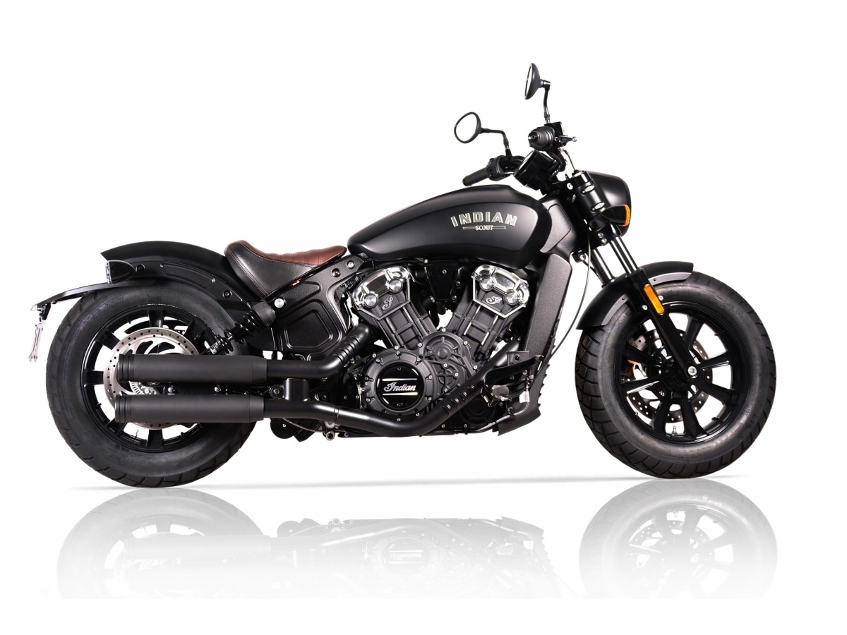 Auspuffpaar Schalldämpfer VPerformance Dark AIND0080010 Indian Scout Bobber 2015 - 2020