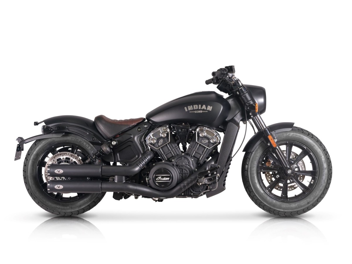 Auspuffpaar VPerformance Dark Schalldämpfer AIND0090014 Indian Scout Bobber