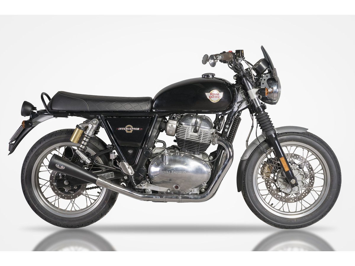 Paire de silencieux d'échappement VPerformance Dark AROE0020018 Royal Enfield GT 650 Interceptor