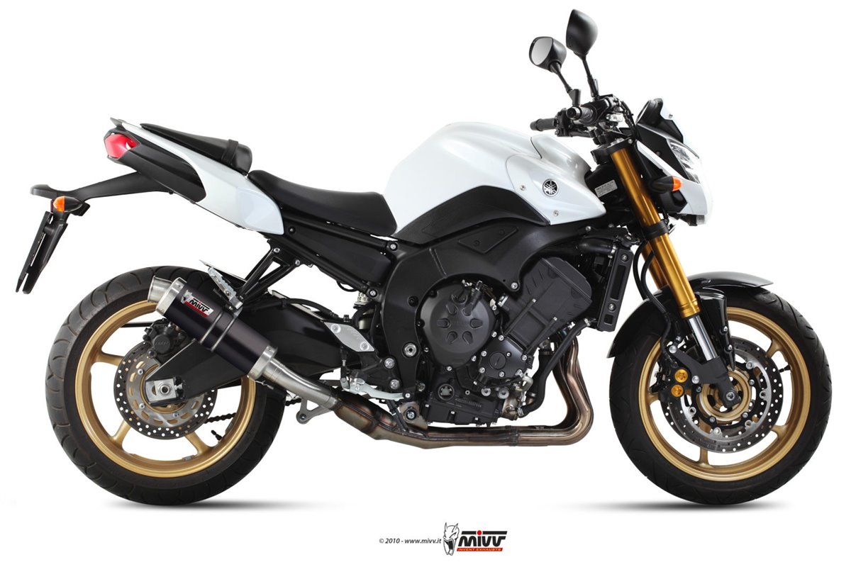 Schalldämpfer Escape Mivv Gp Schwarz Schwarz Edelstahl Yamaha Fz8 Fazer 8 2010 - 2016